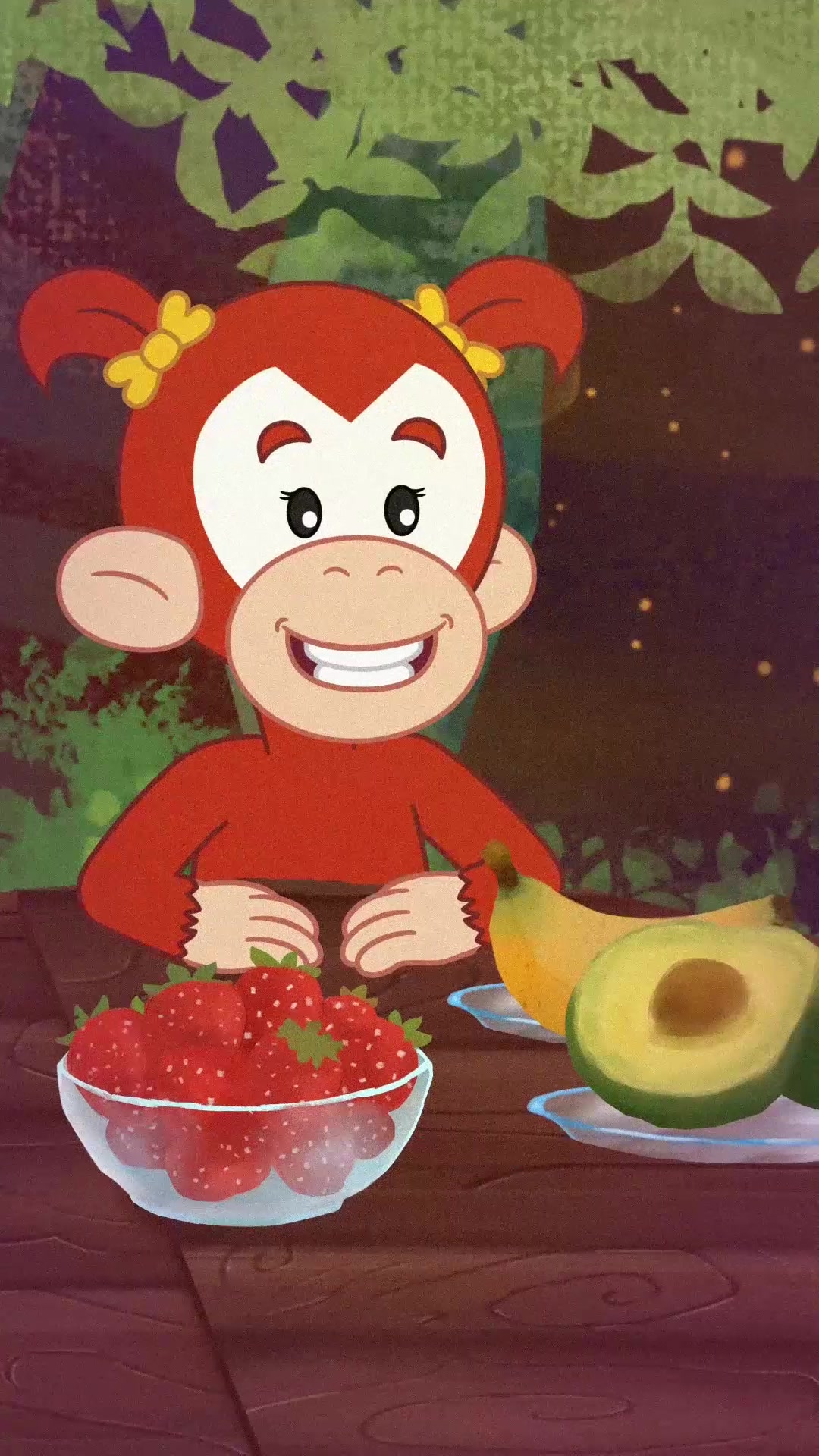 Capa da animação Cores das Frutas